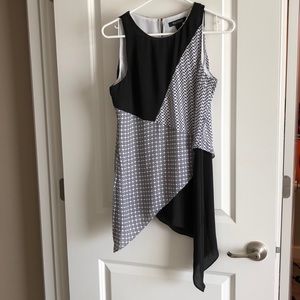 WHBM Silk dressy tunic top. Size S.